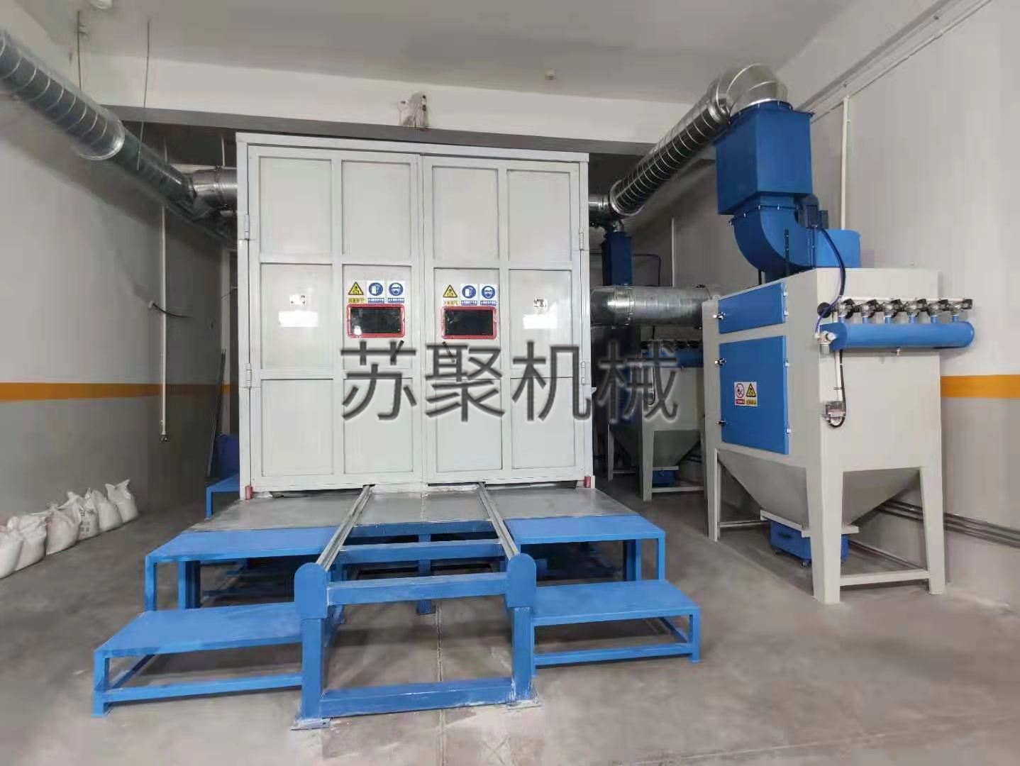 風力回收式噴砂房